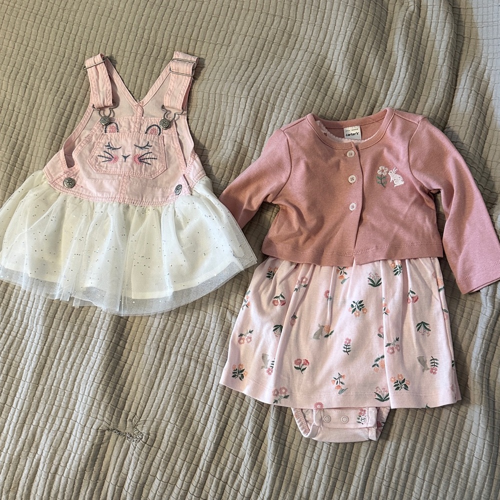 OshKosh B'gosh Pink and White Kids Matching Set